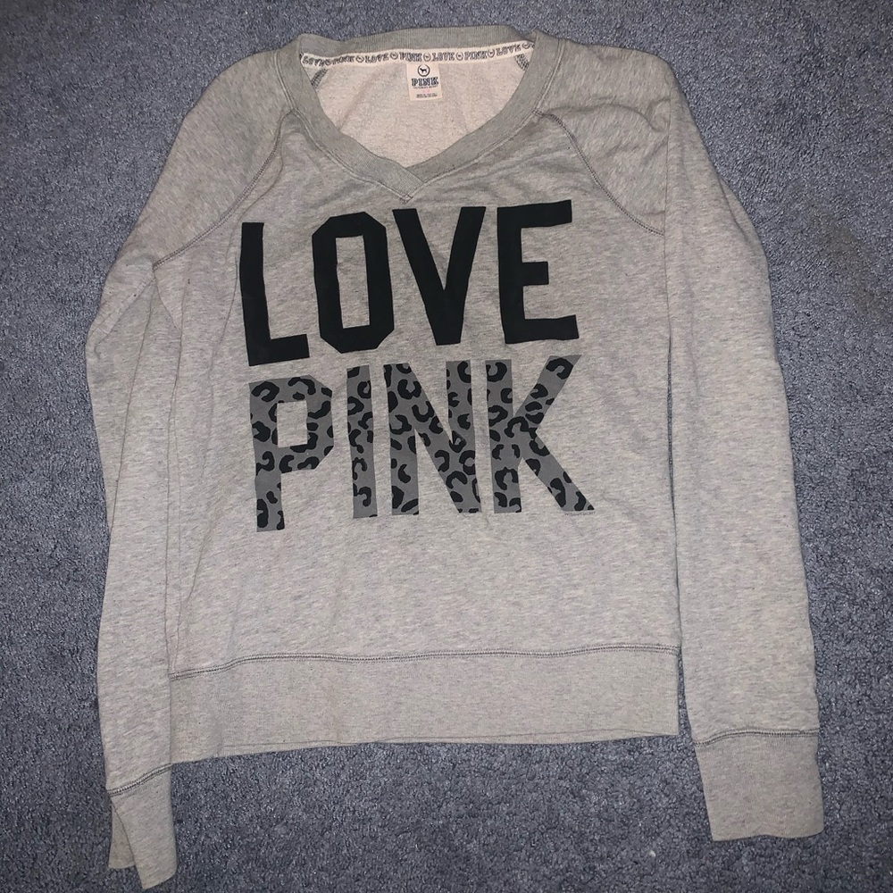 Victoria’s Secret Crewneck with Leopard Print